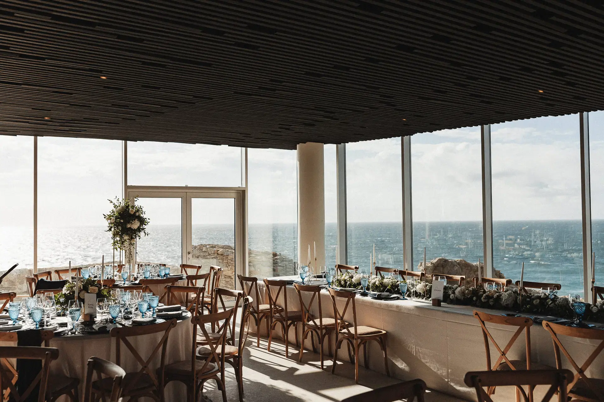 Sala de eventos com vista mar em Cascais